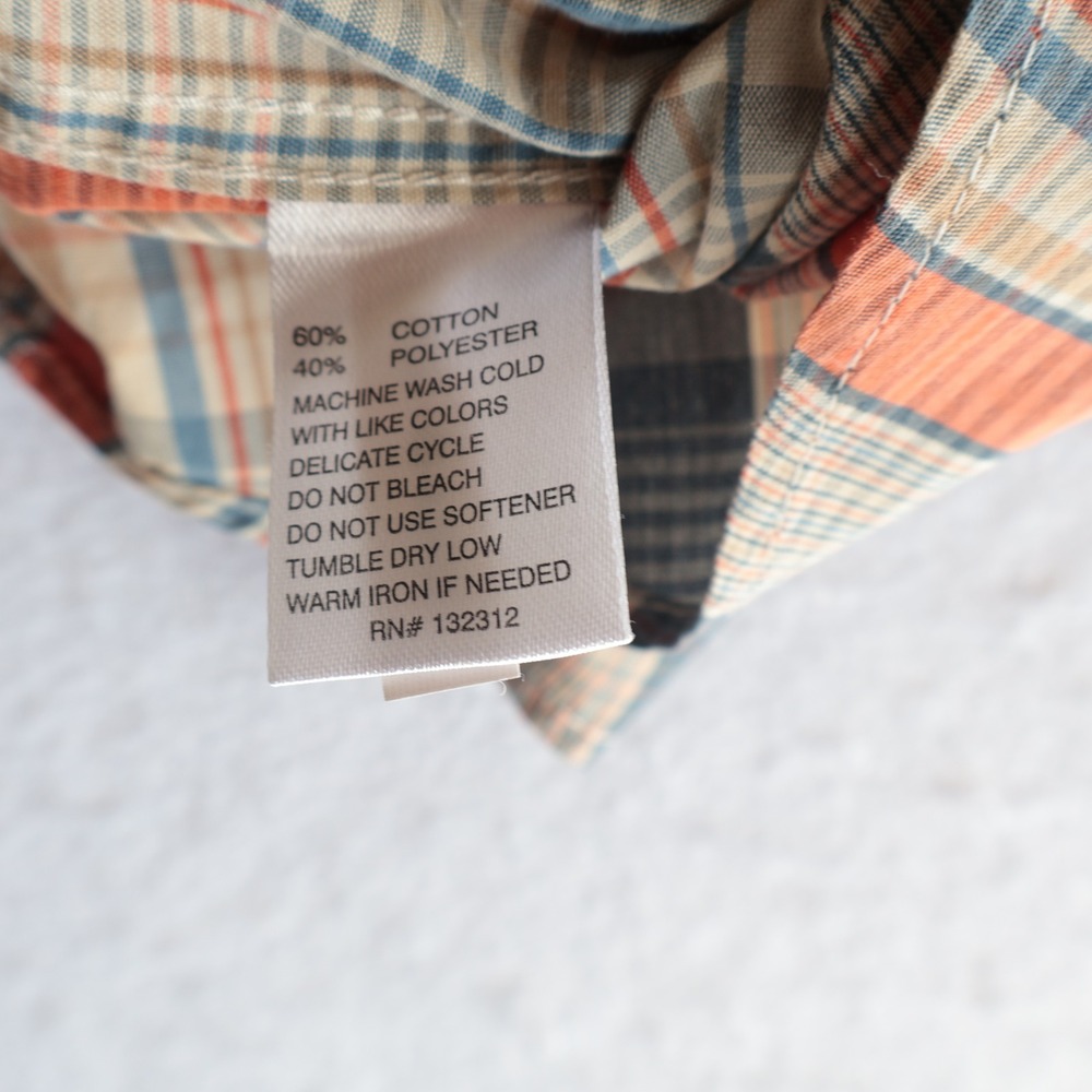 Howler Brothers Mens Size Large H Bar B Snap Shirt Pearl Snap Plaid Short Sleeve - Picture 11 of 12